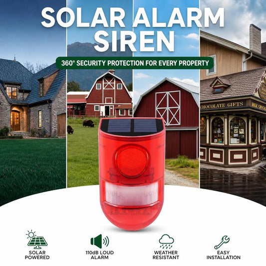 🎉 LIMITED TIME 50% OFF! 🌞 Outdoor Solar Powered Animal Repeller – 110dB Alarm, IR Motion Sensor & IP65 Weatherproof ✨