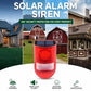 🛡️ 50% OFF NOW! ☀️110dB Solar Powered Siren Alarm with Motion Sensor, 6 LED Flash Modes, IP55 High Quality - Outdoor Security Speaker for Home, Farm, Home Improvement Security & Safety