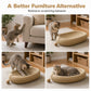 🎉 LIMITED TIME 50% OFF! 🐱 Wear-Resistant Sisal Cat Scratcher Bed – Durable Scratching Surface, Roomy Oval Shape & Included Cat Toy ✨