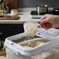Airtight Rice Storage Container with Magnetic Lid