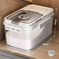 Airtight Rice Storage Container with Magnetic Lid