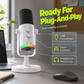USB XLR Recording Microphone with Echo Control Noise