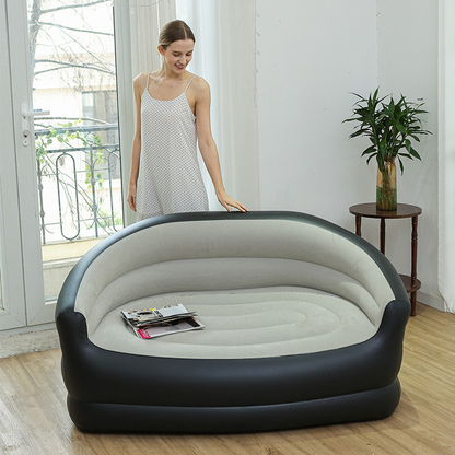 🛋️💨 Inflatable Double Sofa – 49% OFF! Instant comfort, spacious seating, premium flocked surface – quick setup anywhere. 🏠
