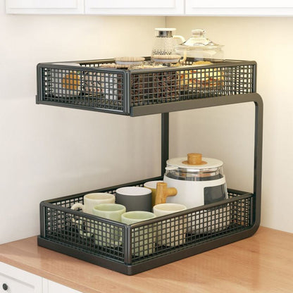 🏠 2-Tier Multipurpose Countertop Storage Rack
