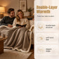 🎉 LIMITED TIME 50% OFF! 🛏️ Double-Layer Thickened Soft Blanket – Ultra-Soft Plush, Cloud-Like Warmth & Modern Home Style ✨