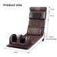 Electric Massage Mattress — Multifunctional Full Body Massager with Heat Function, Neck & Lumbar Support Pillow, Heated Airbags for Back and Waist