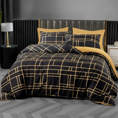 🛏️Modern Minimalist Geometric Bedding Se