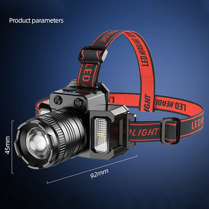 ⏳🔥LIMITED-TIME 50% OFF! ⏰Rechargeable LED Headlamp with Motion Sensor💡