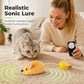 Interactive Squeaking Plush Cat Toy
