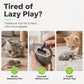 Interactive Squeaking Plush Cat Toy