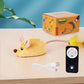 Interactive Squeaking Plush Cat Toy