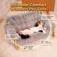 🛋️ 50% OFF! 🐾 Elevated Plush Pet Bed – Wooden frame, washable & sturdy ✨