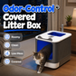 Odor-Control Covered Litter Box