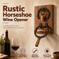 🍷 LIMITED‑TIME 50% OFF! ✨ Vintage Wall-Mounted Horseshoe Wine Opener – Stylish, Decorative & Labor-Saving – Rustic Iron Design for Home Bar & Patio 🏡