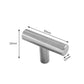 Modern Stainless Steel T-Bar Cabinet Handles