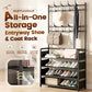Multi-Functional Entryway Shoe & Coat Rack