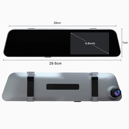 Dual-Lens Rearview Mirror Dash Cam