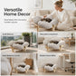 Elevated Petal Shaped Wooden Pet Bed with Cushion