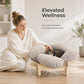 Elevated Petal Shaped Wooden Pet Bed with Cushion