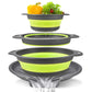⏳LAST DAY SALE 60% OFF !! 🥗 3-Piece Collapsible Colander Set with Draining Base – Space-Saving Kitchen Strainers for Fruits, Pasta & Vegetables