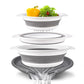 ⏳LAST DAY SALE 60% OFF !! 🥗 3-Piece Collapsible Colander Set with Draining Base – Space-Saving Kitchen Strainers for Fruits, Pasta & Vegetables