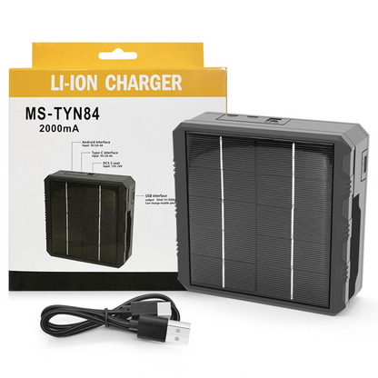 ✨4-Slot Solar Lithium Battery Charger