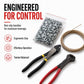 🔧 Professional 4-Piece Steel Wire Connection Kit: Precision Crimping Pliers, Copper-Coated Wire & Alloy Connectors for Industrial-Grade Repairs