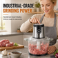 Multifunctional Household Electric Meat Grinder and Food Processor with Glass or Stainless Steel Bowl for Meat Grinding and Baby Food