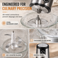Multifunctional Household Electric Meat Grinder and Food Processor with Glass or Stainless Steel Bowl for Meat Grinding and Baby Food