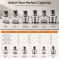 Multifunctional Household Electric Meat Grinder and Food Processor with Glass or Stainless Steel Bowl for Meat Grinding and Baby Food