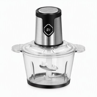 Multifunctional Household Electric Meat Grinder and Food Processor with Glass or Stainless Steel Bowl for Meat Grinding and Baby Food