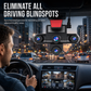 4K 360 Degree Panoramic Car Dash Cam with 5 Cameras Hidden Driving Recorder and Vehicle Monitoring System