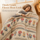 📢📢50% OFF !! ⏰Double-Sided Sherpa Fleece Comforter – Thick Warm Winter Quilt with Soft Velvet Feel for Cozy Bedroom Bedding