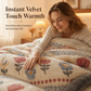 📢📢50% OFF !! ⏰Double-Sided Sherpa Fleece Comforter – Thick Warm Winter Quilt with Soft Velvet Feel for Cozy Bedroom Bedding