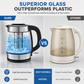 ☕Glass Electric Kettle – 2L, auto shut‑off & overheat protection ✨