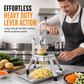 🔪 LIMITED-TIME 50% OFF! ⏰Vertical Vegetable Dicer – 4 sharp blades & heavy‑duty lever ✨