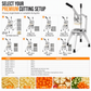 🔪 LIMITED-TIME 50% OFF! ⏰Vertical Vegetable Dicer – 4 sharp blades & heavy‑duty lever ✨