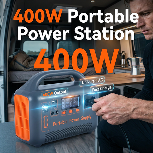 Portable Power Station with LED Light