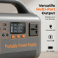 Portable Power Station with LED Light