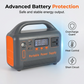 Portable Power Station with LED Light