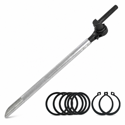 Truck Rope Tightener Ratchet Wrench with 360 Degree Rotation Special Steel Labor Saving Multifunctional Pry Bar Tool