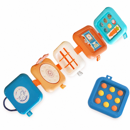 ⏳🔥LIMITED-TIME 50% OFF! ⏰🧸Busy Ball Stacking Toy – Multi‑sided & portable activity cube 🎈