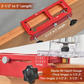 🔧 Hinge Mortise Jig: 6061 Aluminum, Fits 2.5"-5" Hinges, 1/4" & 5/8" Radius, with Router Bit