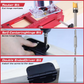 🔧 Hinge Mortise Jig: 6061 Aluminum, Fits 2.5"-5" Hinges, 1/4" & 5/8" Radius, with Router Bit