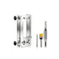 🔧 Hinge Mortise Jig: 6061 Aluminum, Fits 2.5"-5" Hinges, 1/4" & 5/8" Radius, with Router Bit