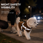 Warm Winter Dog Coat with Reflective Strips and Harness for Small and Medium Dogs