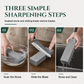 3000-Grit Single-Sided Knife Sharpening Whetstone