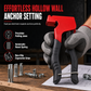 Manual Rivet Nut Gun and Petal Nut Tightening Tool for M3-M8 Hollow Wall Anchors