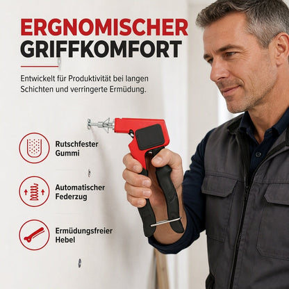 🔧 LIMITED-TIME 50% OFF 🏠 Rivet Nut Gun for M3-M8 Hollow Wall Anchors — Forged Carbon Steel