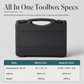 🔧 Bicycle Repair Tool Kit: Alloy Steel, Spoke Wrench, Chain & Bottom Bracket Tools